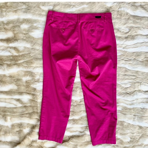 KUT FROM THE KLOTH Magenta Skinny Crop Trousers - Picture 3 of 5